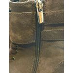 Vince Camuto Fawdry Womens Chocolate Brown Combat & Lace-up Boots Side Zip 6.5M Photo 6