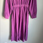 Xirena Audrey Dress Corduroy Long Sleeve Violet Purple Small Photo 9