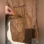 Brown Leather Jacket Photo 2