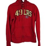 Antigua Womens San Francisco 49ers Red Full-Zip Hoodie S Photo 0