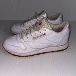 Reebok ‎ Classics Womens 8.5 White Leather Lace Up Sneakers Athletic Shoes Photo 5