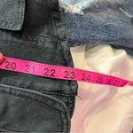 Converse  Y2K Washed Black Denim One Star  Jean Jacket Women’s Cropped Snap Front Photo 7