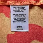 Halogen  x Atlantic Pacific Cathy Coral Orange Floral Print Smocked Shirt Dress Photo 5