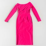 Chiara Boni  La Petite Robe Kaya Pink/Cherry  Pleated Detail Sheath Dress‎ 4/40 Photo 2