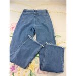 DOGMA Distressed Flare Jeans Light Wash Size 11 Ripped Frayed Denim Blue Photo 1