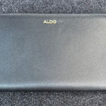 ALDO  Textured Black Wallet with Gold Zipper Photo 0