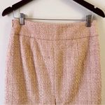 The Limited  Pink Tweed Mini Skirt NEW Size 4 Lined Side Zip Closure Photo 4