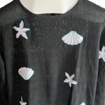 Blue Island  mesh blouse or coverup Photo 6