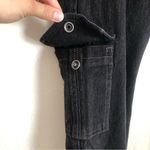 CAbi Jeans Skinny Leg Pull-On Stretch Black Cargo Pants Photo 2