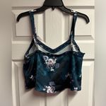Urban Outfitters  Floral Crop Tank W/ Lace Size Medium Photo 5