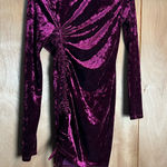 Live to be spoiled Magenta velvet dress Photo 0