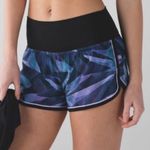 Lululemon Drop It Low Short Pretty Prism Multi / Black / Lilac Size 6 Photo 0