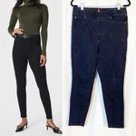 Spanx  Ankle High Rise Skinny Jeans: Black Photo 2
