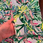Lilly Pulitzer Like new velour Tropical Off-Shoulder Top Photo 8