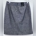 Banana Republic  Gray Linen-Blend Pencil Skirt Photo 3