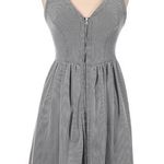 Sandro PARIS HOUNDSTOOTH ANGLE GRID CHECKED BLACK WHITE SLEEVELESS DRESS Photo 0