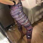 Alo Yoga  purple airbrush cropped leggings Photo 8