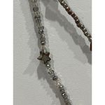 2 chokers silver & gold tone‎ beaded chain with star & heart charms Photo 2