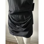 Vera Wang Black Cocktail Dress 8 cotton stretch dragonfly NYE party holiday New Photo 4