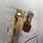 Simmi London  heels clear heel  snake Vera! Size 5 color nude suede clear Photo 12