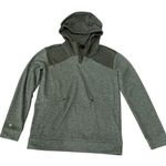 All In Motion All In Motion Women Gray Pullover Hoodie Size L with Black Accents Photo 0
