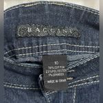 Baccini Denim Straight Skirt Country Western Medium Wash Sz 10 EUC Photo 2