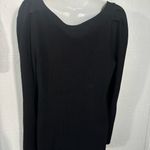 Halogen  Black Ribbed Long Sleeve Sweater Size XL NWT Photo 8