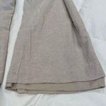 Jason Wu High Rise Linen Blend Side Braid Trim Wide Leg Pants Beige Women's 10 Photo 9