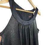 Betsey Johnson  Sparkly Grecian Formal Tunic Mini Dress in Silver/Black Size 4 Photo 1