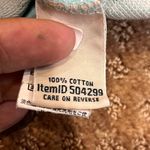 LL Bean Rugby Henley Hoodie Womens SP Pullover Sweatshirt Turquoise 100% Cotton Green Size undefined Photo 9