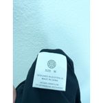 Misha Collection Ruched Back Midi Skirt Medium Slit Black Jersey Whimsigoth NWT Photo 5