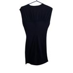 Circus NY black Kendal Mini Cinched Tee Slit Dress Size M Photo 7