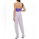 Helmut Lang NWT  Pleated Stretch-Silk Satin Camisole Tank Top in Purple Photo 2