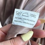 Revelry Skye Sequin Dress Bridesmaid Cowl Neck Spaghetti Strap Holiday Size 8 Gold Photo 6