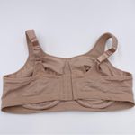 Glamorise Sport Plus Size High Impact Wonderwire Sports Bra Underwire Size 46D Tan Photo 2