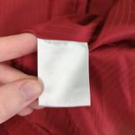 Jaeger Vintage  Red Twill‎ Double-breasted Blazer Jacket Women's Size XL Photo 8