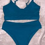 SheIn Teal Bikini Swim Suit Photo 0