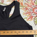 Fabletics  size medium Pryor black tank twisted racer back details athletic wear Photo 3
