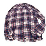 Old Navy Women's Plaid Button-Down Shirt - Blue and Red Photo 1