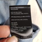 Urban Outfitters Staring At Stars  Chambray Denim Embroidered Top Women's Small Photo 9