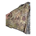 Vtg 1990s Chico's Beige Quilted Zebra Print Open Front Casual Jacket Sz 2 M Tan Size M Photo 2