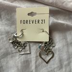 Forever 21 F21 heart earrings Photo 0