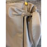 Jason Wu  Tan Faux Leather Wrap Sz M Belted Mini Skirt NEW Photo 2