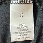 Nollie Black Fringe Mini Skirt Pull On Fitted Stretchy Small Mid Rise Photo 6