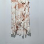 Dex Pink and Cream High Low Dress White Size 2X Photo 4