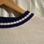 Sincerely Jules Pickleball Social Club Size XS Pullover Cropped Sweater Preppy White Photo 3