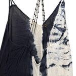 Lulus Racer Bank Beaded Maxi Tank Dress Tie Dye Sz S Beach MuuMuu Lounge Boho Photo 4