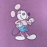 Disney  Mickey Mouse Purple Sweatshirt & Sweatpants Set Size XS/M EUC #CL-69 Photo 2