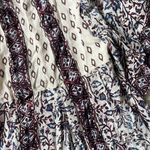 Free People Ivory V-Neck Butterfly Sleeve Floral Top Photo 3