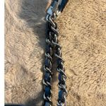 Michael Kors Quilted Blue Shoulder Bag With Chain Straps & MK Charm Photo 2